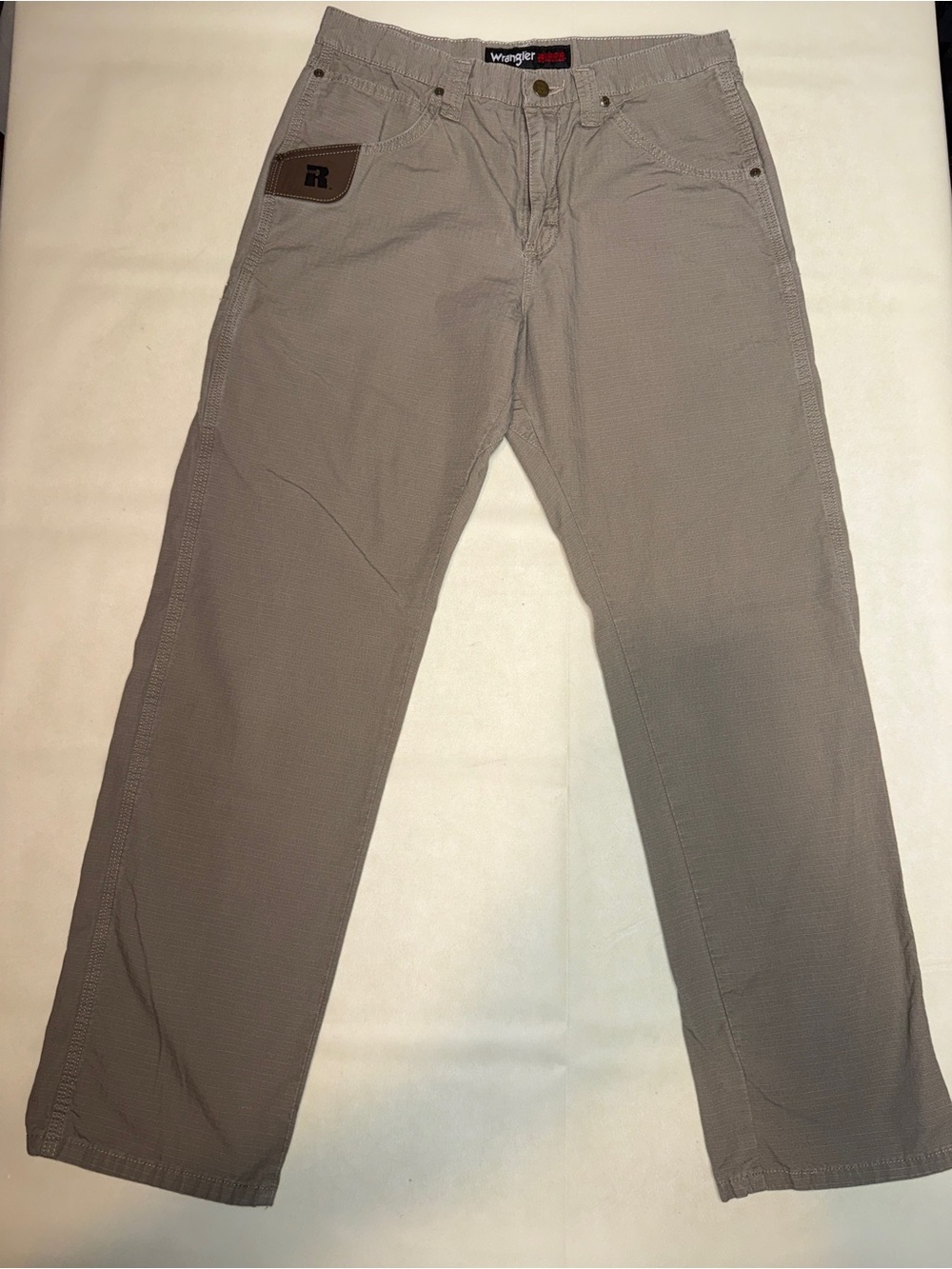 Wrangler Men's Tan Chino Pants - Straight Leg